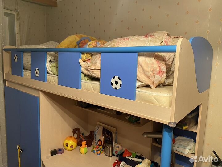 Детская 2х ярусная кровать
