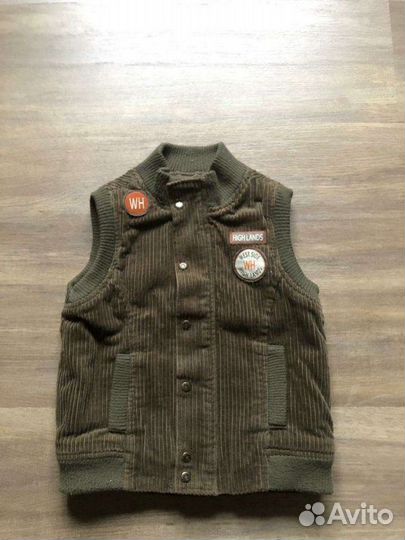 Жилетка с флисом р.92-98