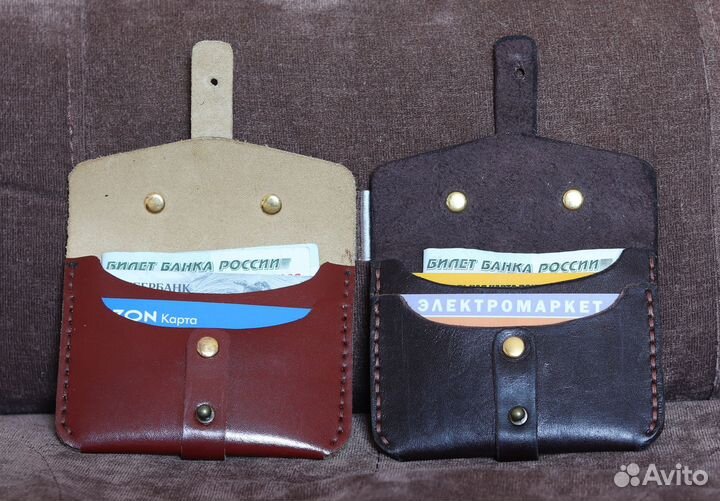 Картхолдер с хлястиком