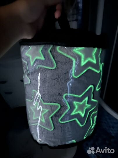 Плед с руковами 200*150 со светящимися звездами