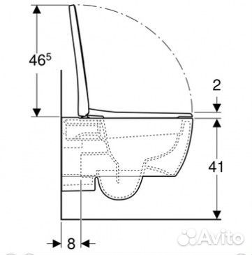 Унитаз Geberit iCon 500.784.01.1