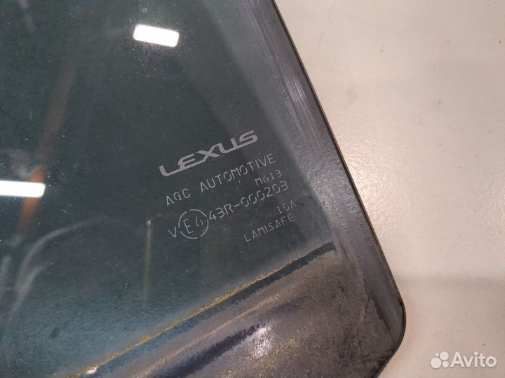 Стекло боковой двери левое заднее Lexus RX