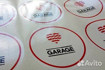 Печать наклеек и стикеров