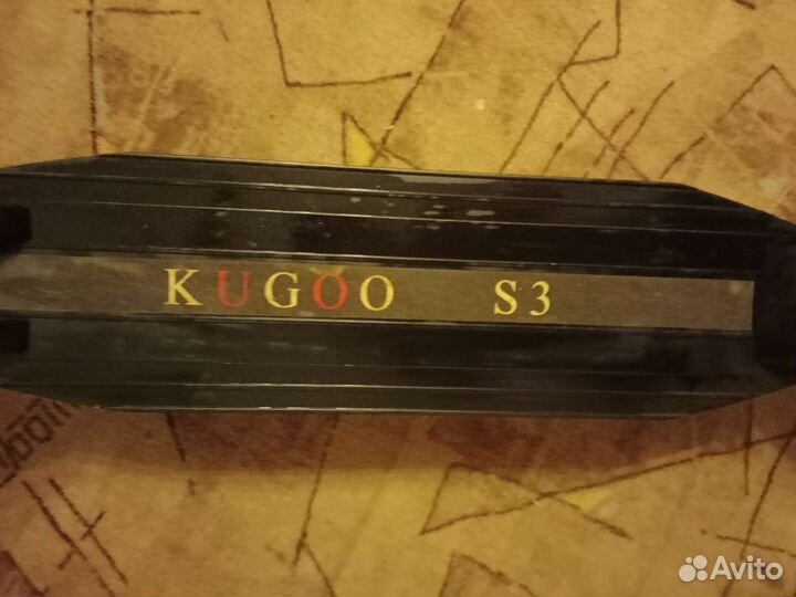 Электросамокат kugoo s3
