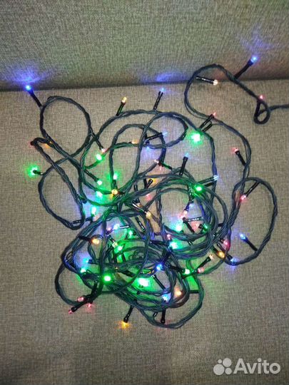 Гирлянда 7м 80лампочек