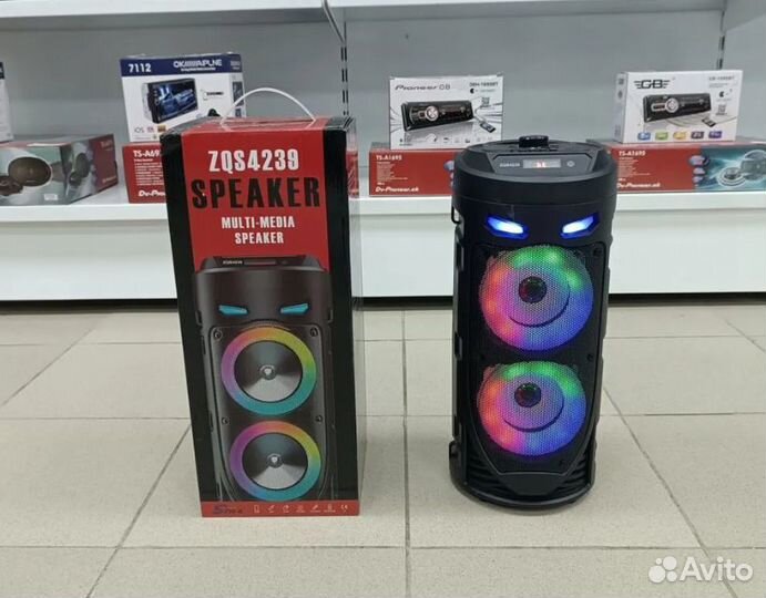 Блютуз колонка большая ZQS 4239 S (Новая)