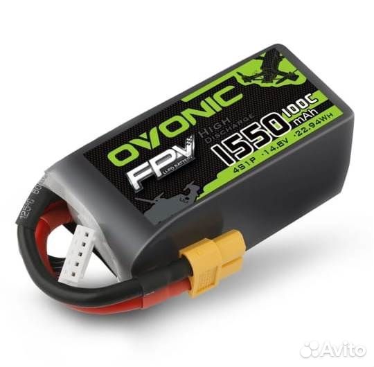 Аккумулятор 4S 1550mAh Ovonic 14,8V 100C LiPo