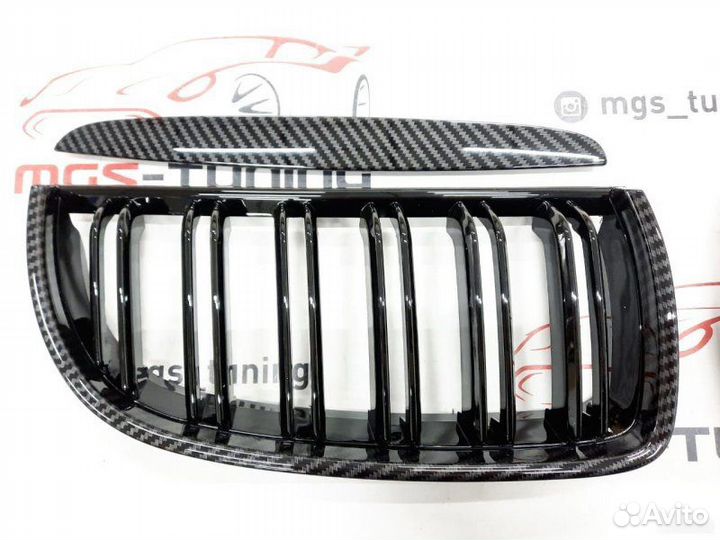 Ноздри BMW 3 серии E90 05-08г Под карбон