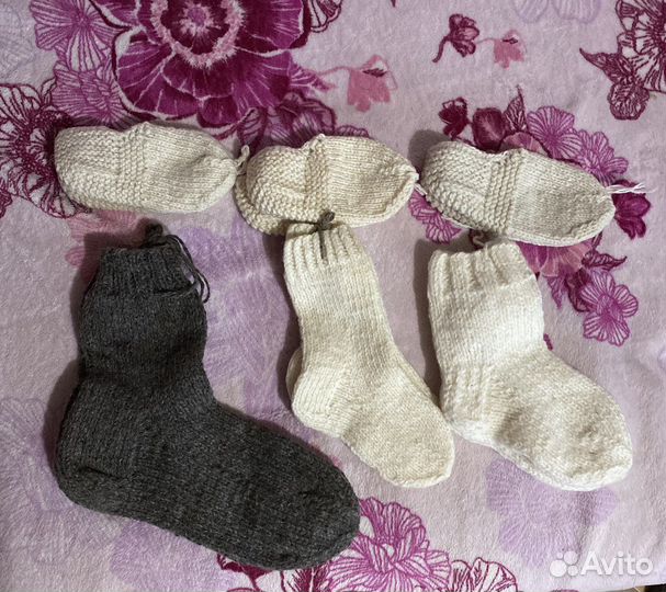 Носки новые ручная вязка