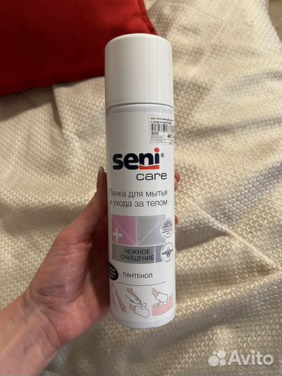 Пена для ухода seni+ памперсы seni s для взрослых