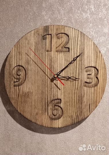 Часы настенные дерево