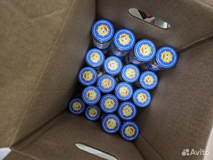 Банки стеклянные винтовые 100гр