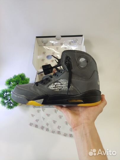 Nike Air jordan 5 off white