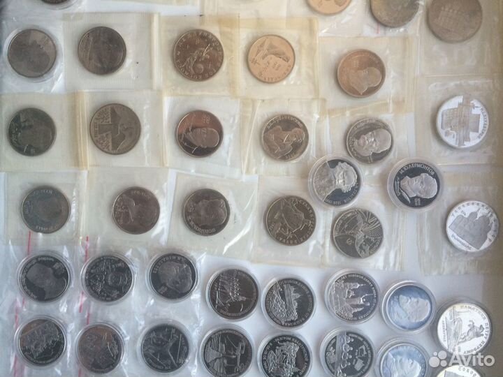 Набор монет пруф СССР и Россия молодая