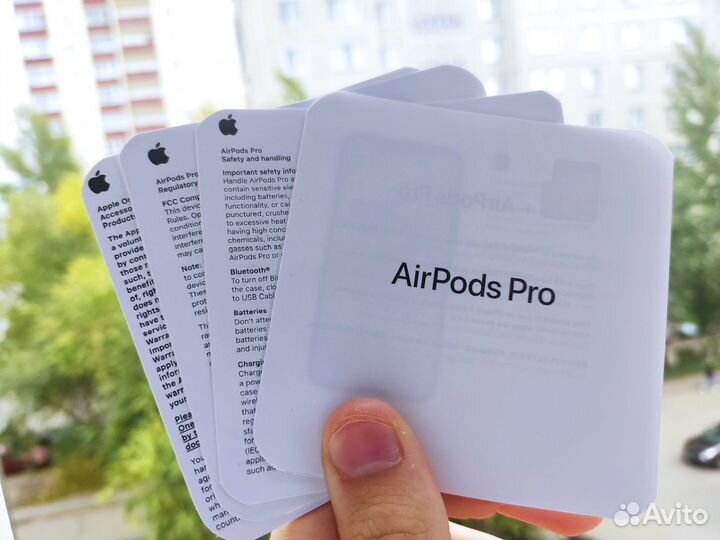 Airpods pro новые с гарантией