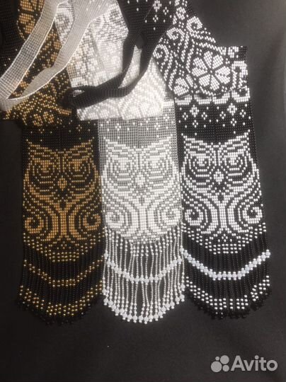 Гердан из бисера - украшения на заказ
