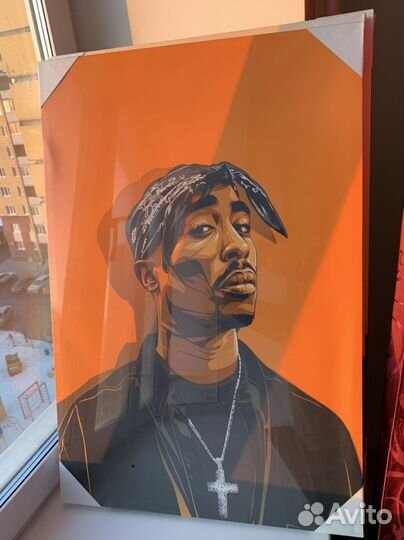 Картина на стену Тупак 60х90 см
