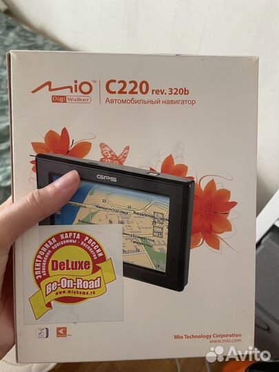GPS навигатор mio c220 новый