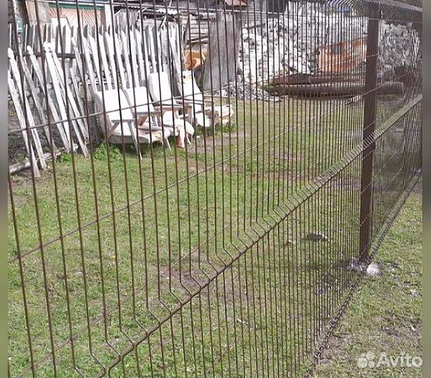 Сетка для забора 3d