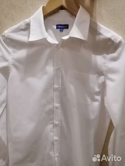 Рубашка белая 158 рост