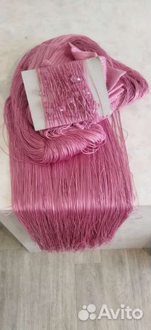 Шторы нитяные с кубиками