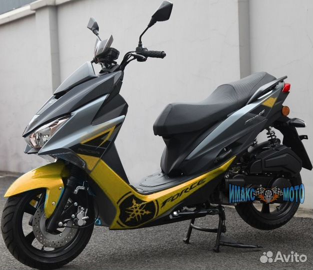 Скутер Racer RC150T-15F Force 150 желтый