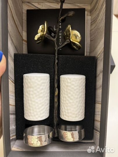 Солонка и перечница michael aram