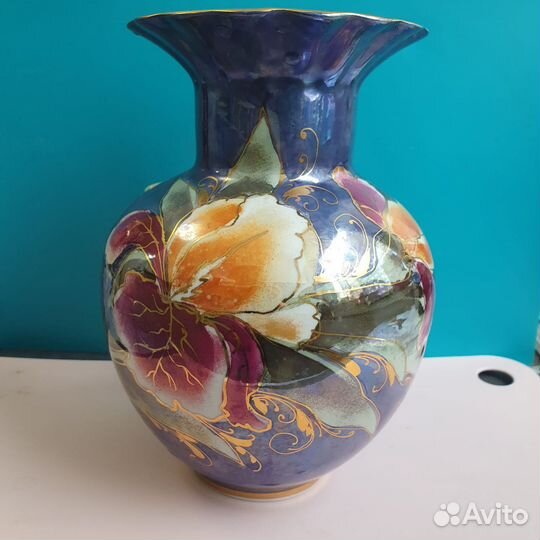 Ваза для одного цветка, кобальт