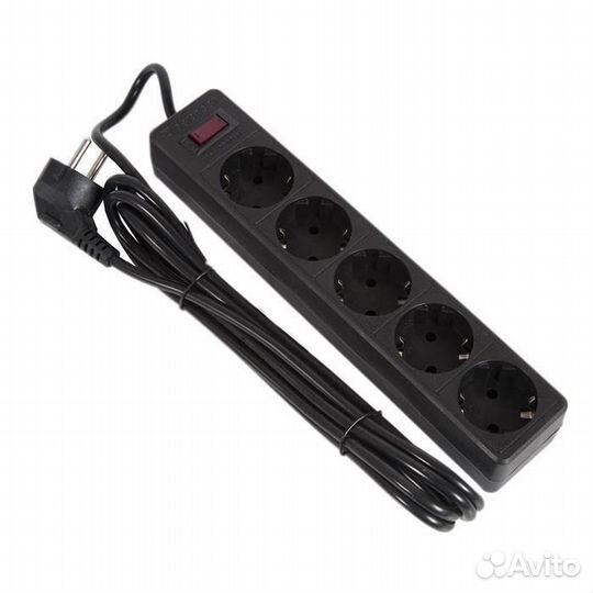 Сетевой фильтр Defender с выключателем