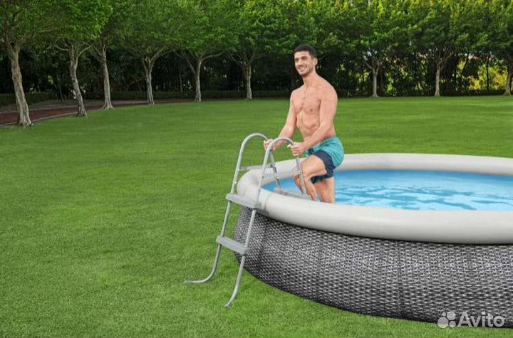 Лестница для бассейна 84см. Bestway 58430