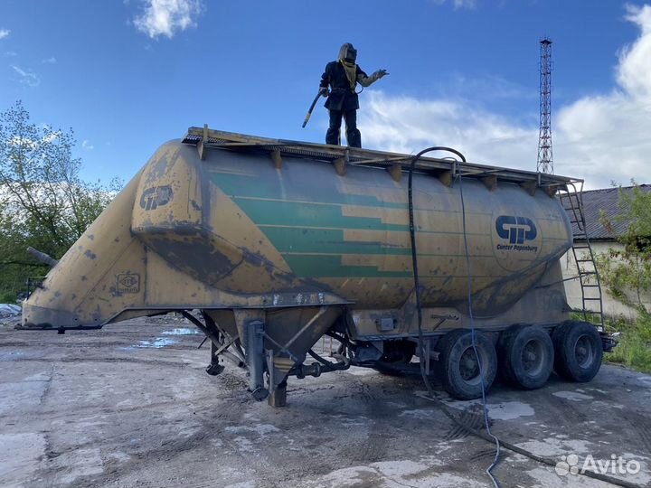 Цементовоз,ремонт компрессора,пескоструй