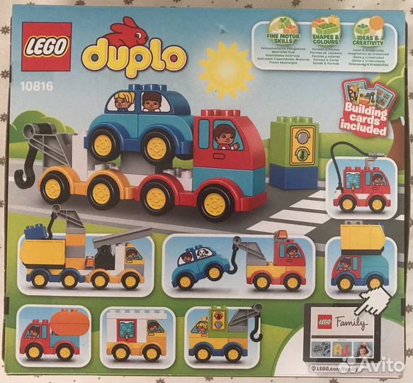 Lego 10816 Мои первые легковые и грузовые машины