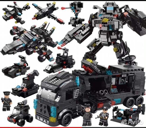 Конструктор Лего Спецназ Будущего 3 в 1 (Новый)