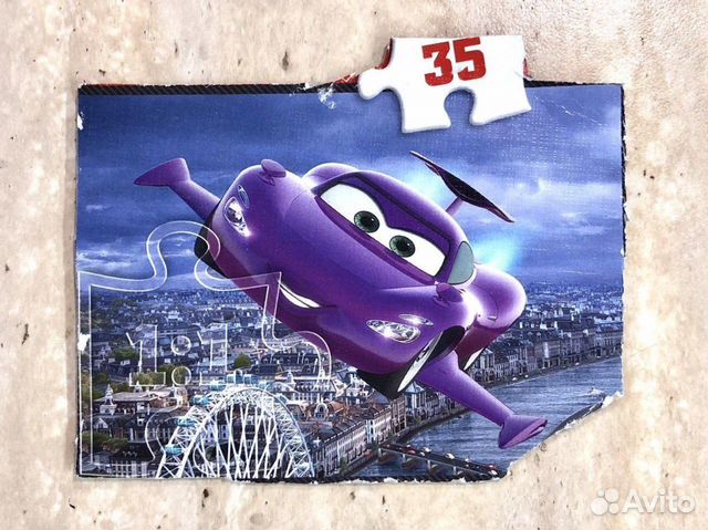 Пазл «Холли Делюкс» - тачки, 35 деталей
