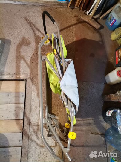 Санки коляска Ника складные с колесами