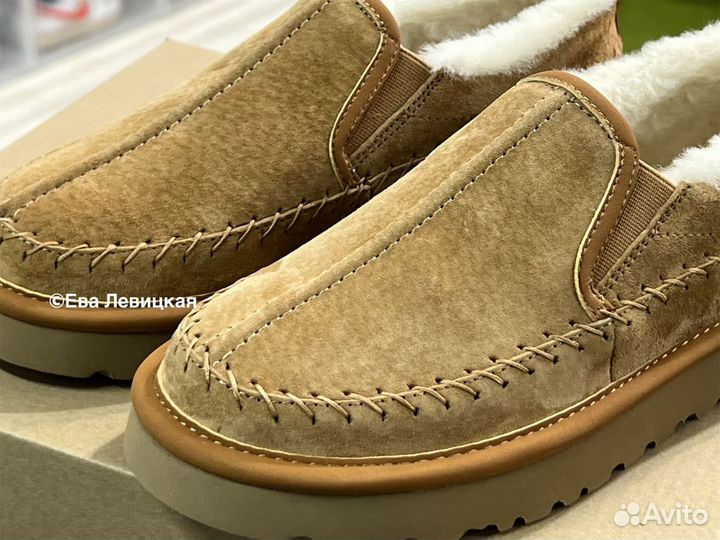 Слипоны угги Ugg Stitch Slip On Chestnut