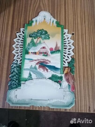 Панно настенное из ссср(папье-маше)