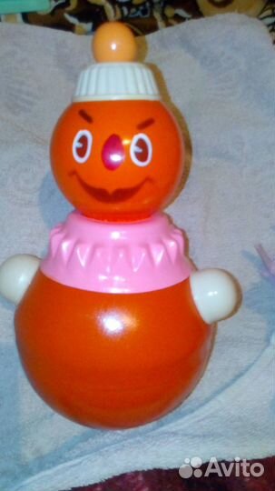 Клоун неваляшка СССР новый с этикеткой