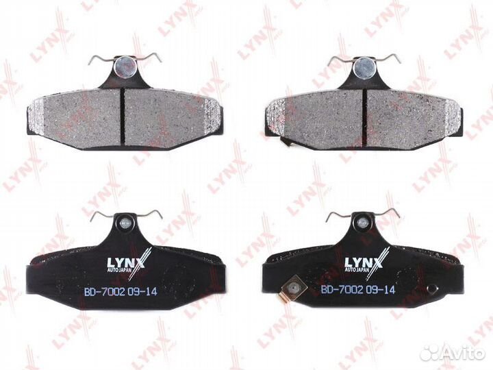 Колодки тормозные дисковые lynxauto BD-7002
