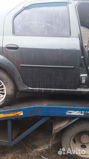 Дверь задняя правая на renault logan