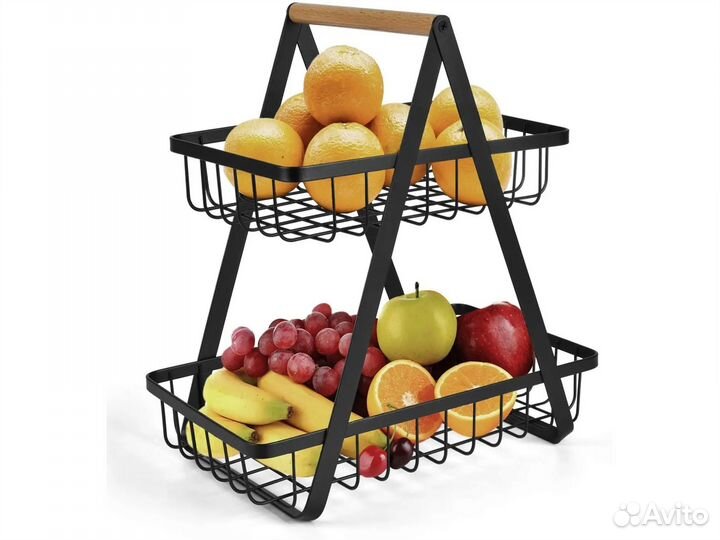 Корзина для фруктов металлическая