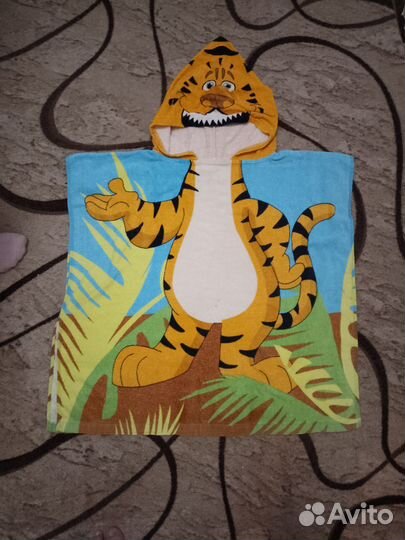 Полотенце пончо детское