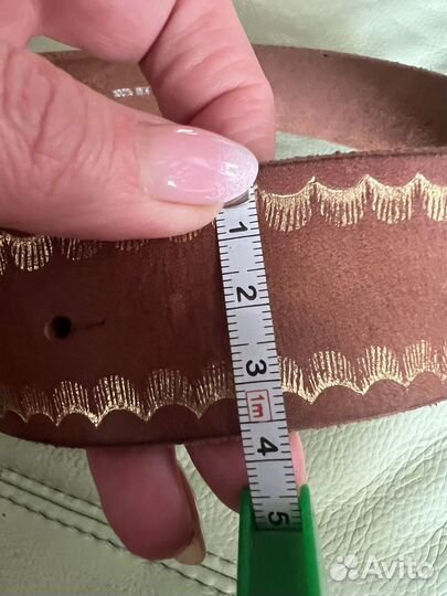 Ремень женский кожаный италия