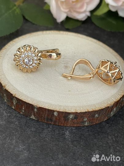 Серьги бижутерия