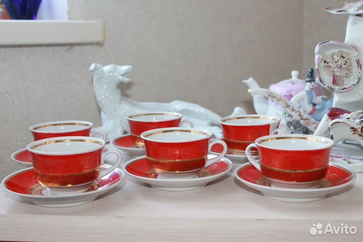 Полный кофейный сервиз ссср. Редкость. Люкс