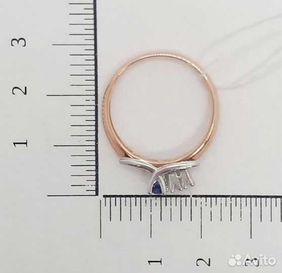 Золотое кольцо с камнем 19,5р