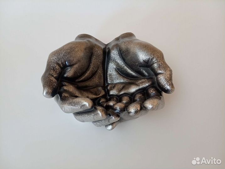 Скульптура, кашпо, органайзер руки Давида