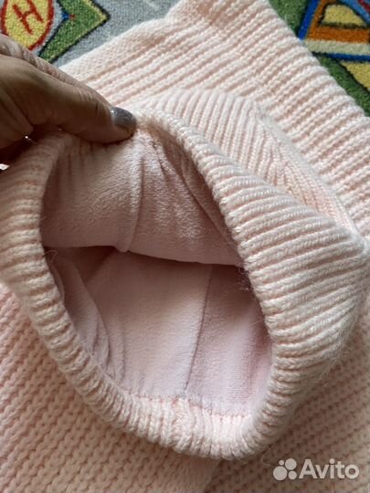 Комплект шапка и снуд женский