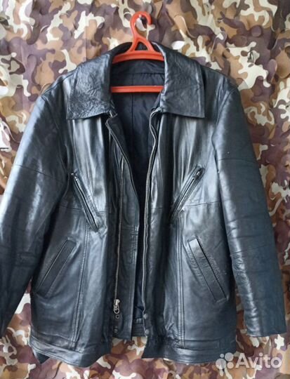 Куртка кожаная,полярная,лётчика В В С.С С С Р.Б/У