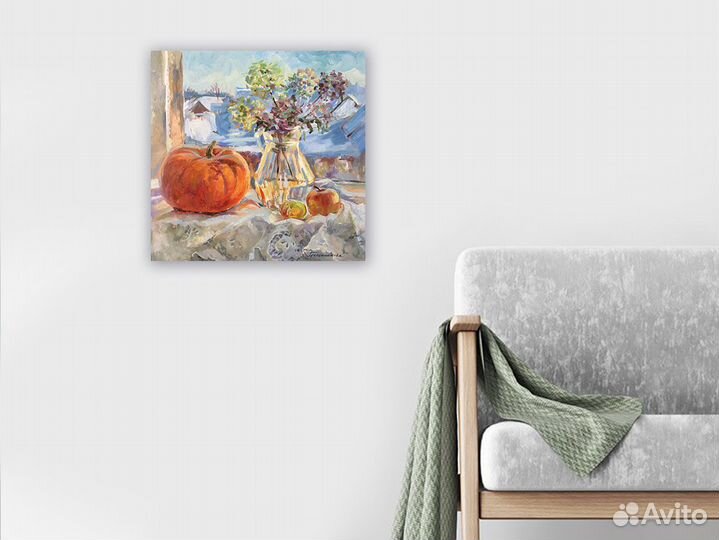 Картина маслом на холсте натюрморт